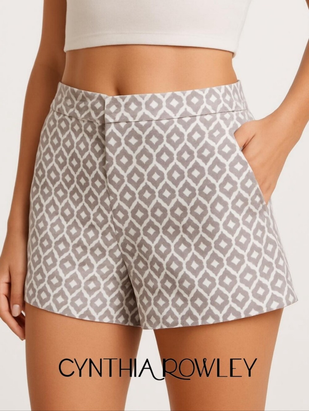100% Linen Cynthia Rowley Shorts